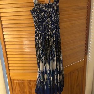 Calf langth sun dress